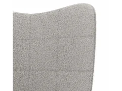 poltrona Cinzento-claro 62 x 67 x 95,5 cm Tecido Sherpa