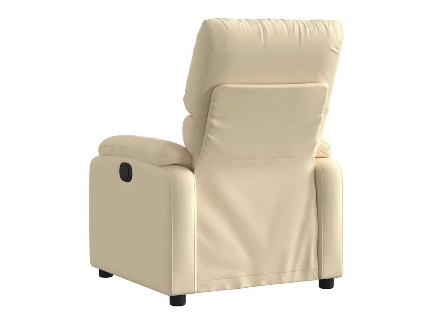 Poltrona Confortável | Poltrona reclinável elétrica tecido cor creme SHL395101