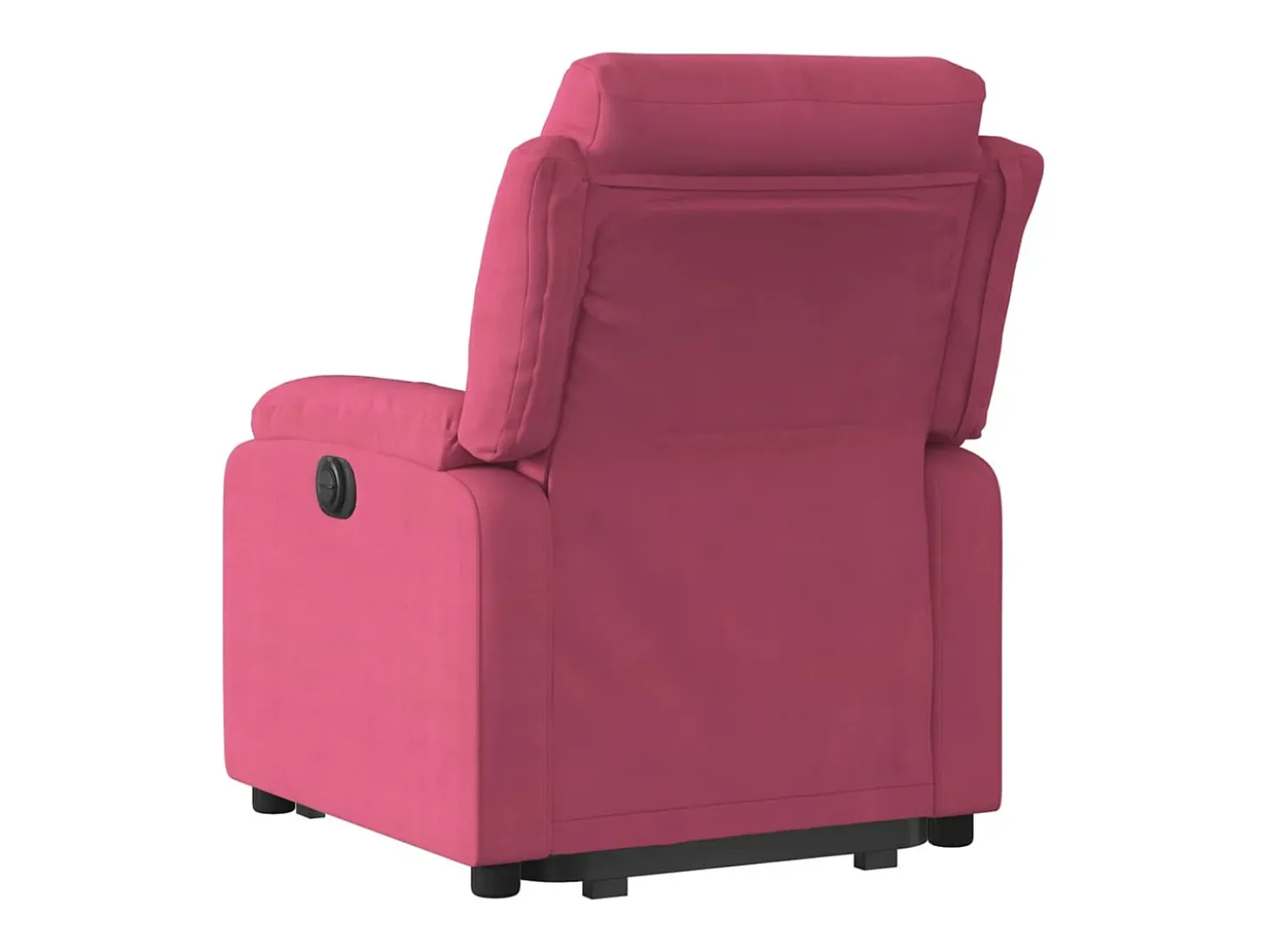 Poltrona Confortável | Poltrona reclinável elevatória elétrica veludo vermelho-tinto SHL329154
