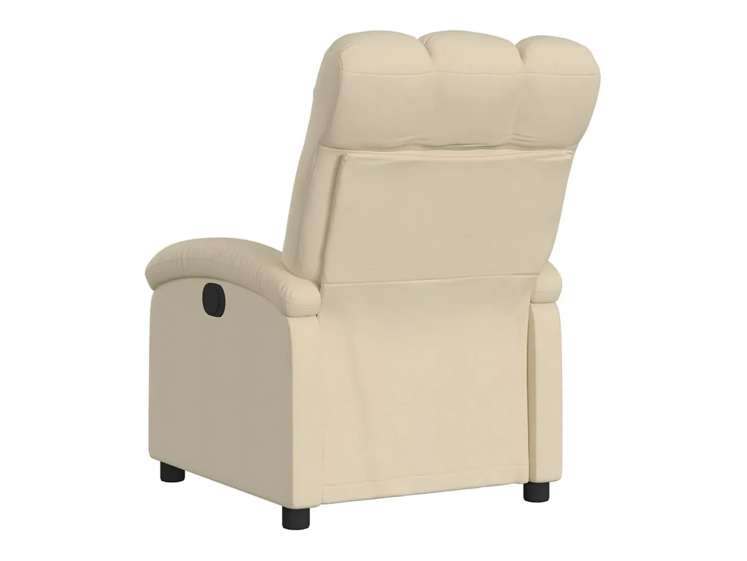 Poltrona Confortável | Poltrona reclinável elétrica tecido cor creme SHL479140