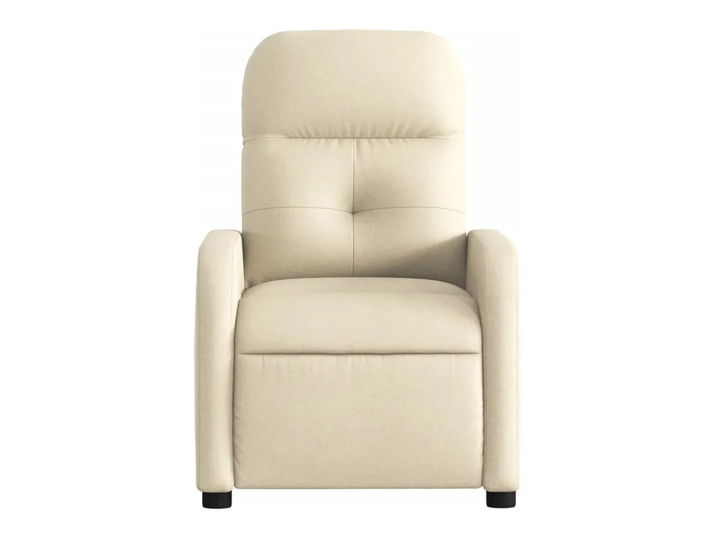 Poltrona Confortável | Poltrona reclinável elétrica tecido cor creme SHL409166
