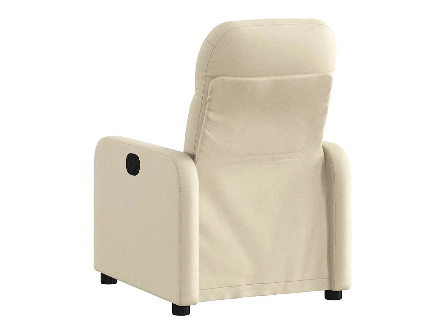 Poltrona Confortável | Poltrona reclinável elétrica tecido cor creme SHL409166