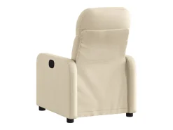 Poltrona Confortável | Poltrona reclinável elétrica tecido cor creme SHL409166