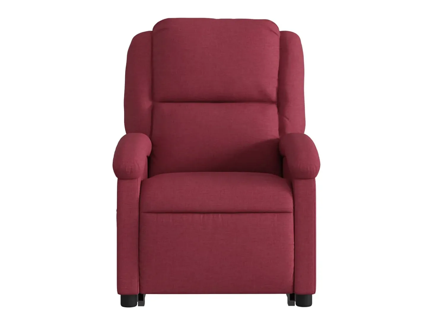 Poltrona Confortável | Poltrona reclinável elevatória elétrica tecido vermelho-tinto SHL175589