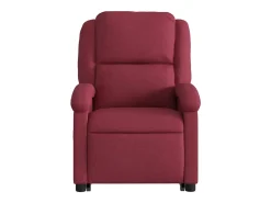 Poltrona Confortável | Poltrona reclinável elevatória tecido vermelho tinto SHL688330