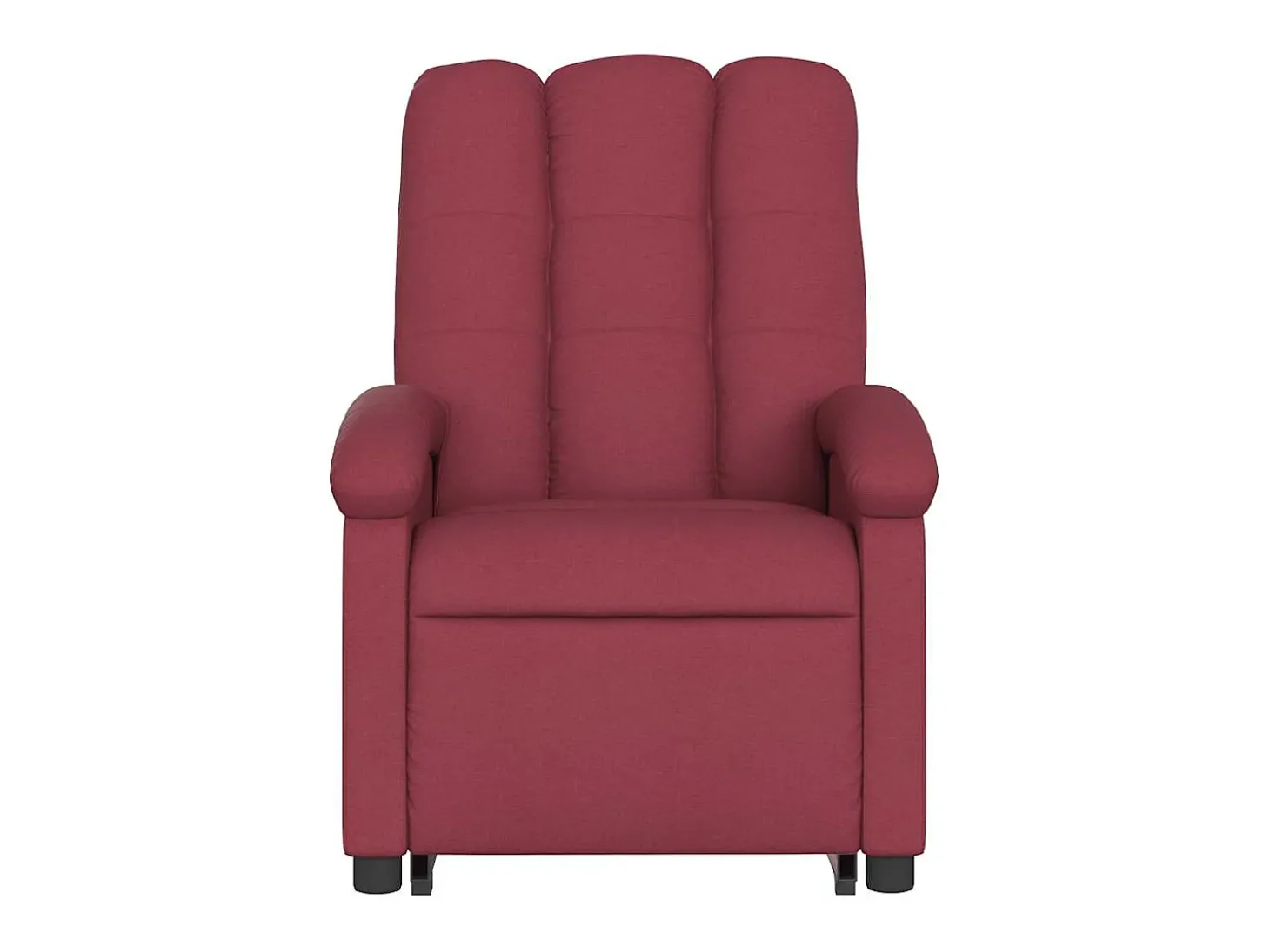 Poltrona Confortável | Poltrona reclinável elevatória tecido vermelho tinto SHL504743