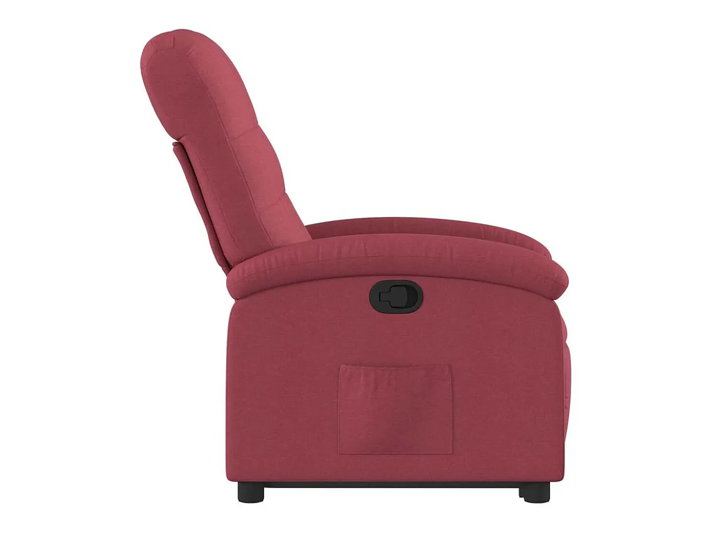 Poltrona Confortável | Poltrona reclinável elevatória tecido vermelho tinto SHL504743