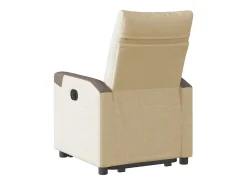 Poltrona Confortável | Poltrona reclinável elevatória tecido cor creme SHL275066