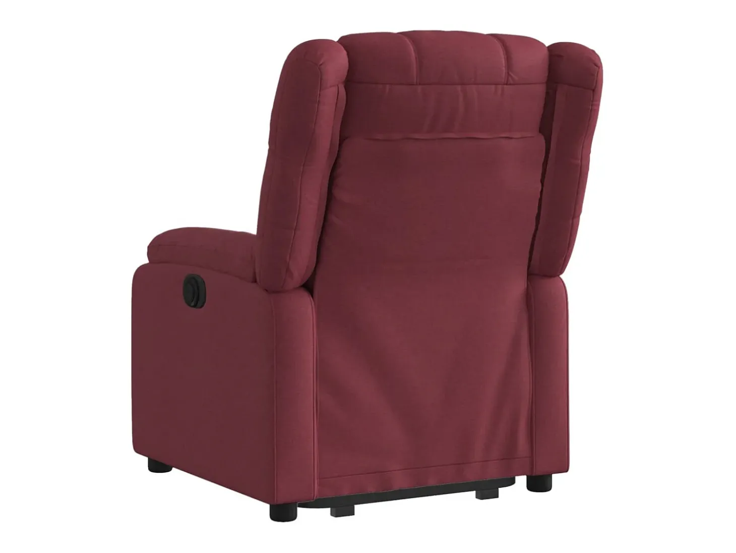 Poltrona Confortável | Poltrona reclinável elevatória tecido vermelho tinto SHL826248
