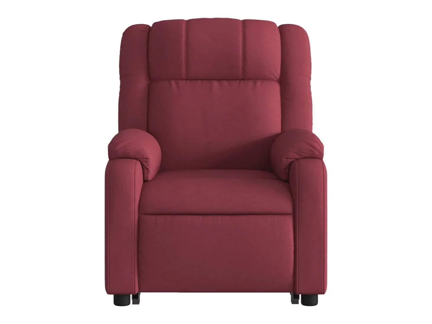 Poltrona Confortável | Poltrona reclinável elevatória tecido vermelho tinto SHL826248