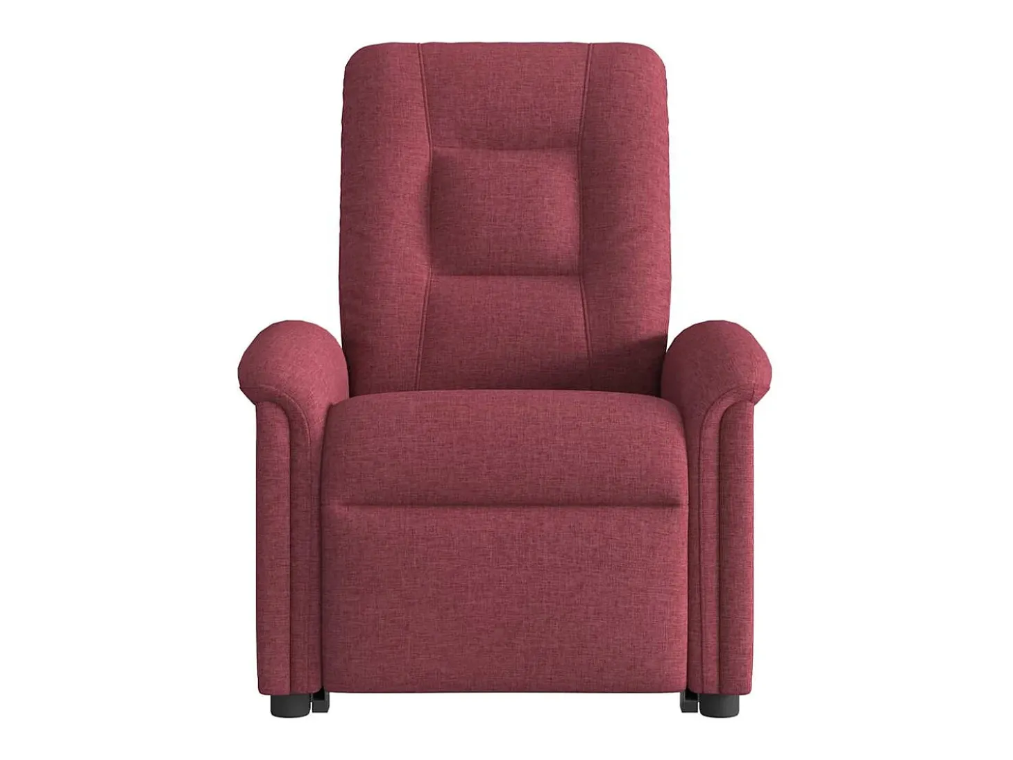Poltrona Confortável | Poltrona reclinável elevatória tecido vermelho tinto SHL934146