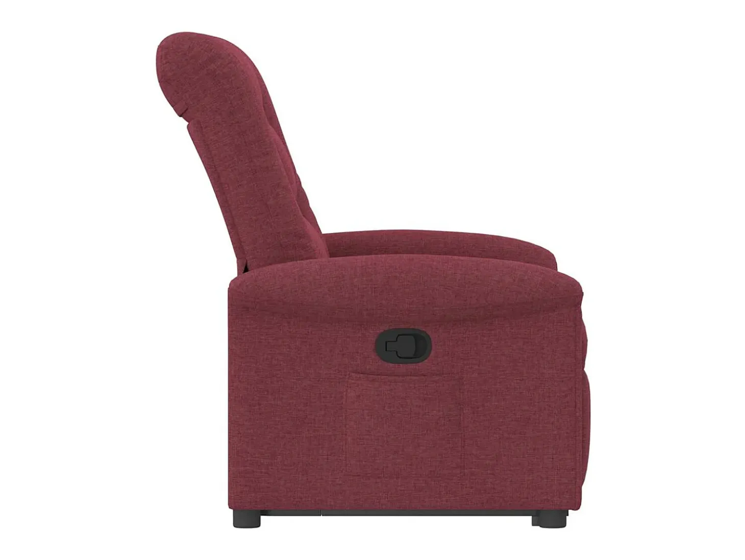Poltrona Confortável | Poltrona reclinável elevatória tecido vermelho tinto SHL934146