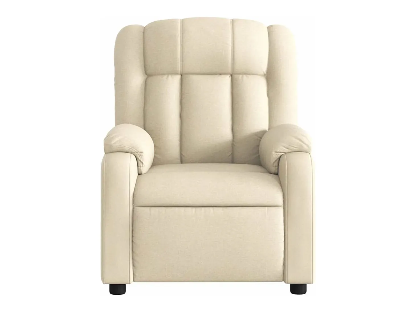 Poltrona Confortável | Poltrona reclinável elétrica tecido cor creme SHL389614