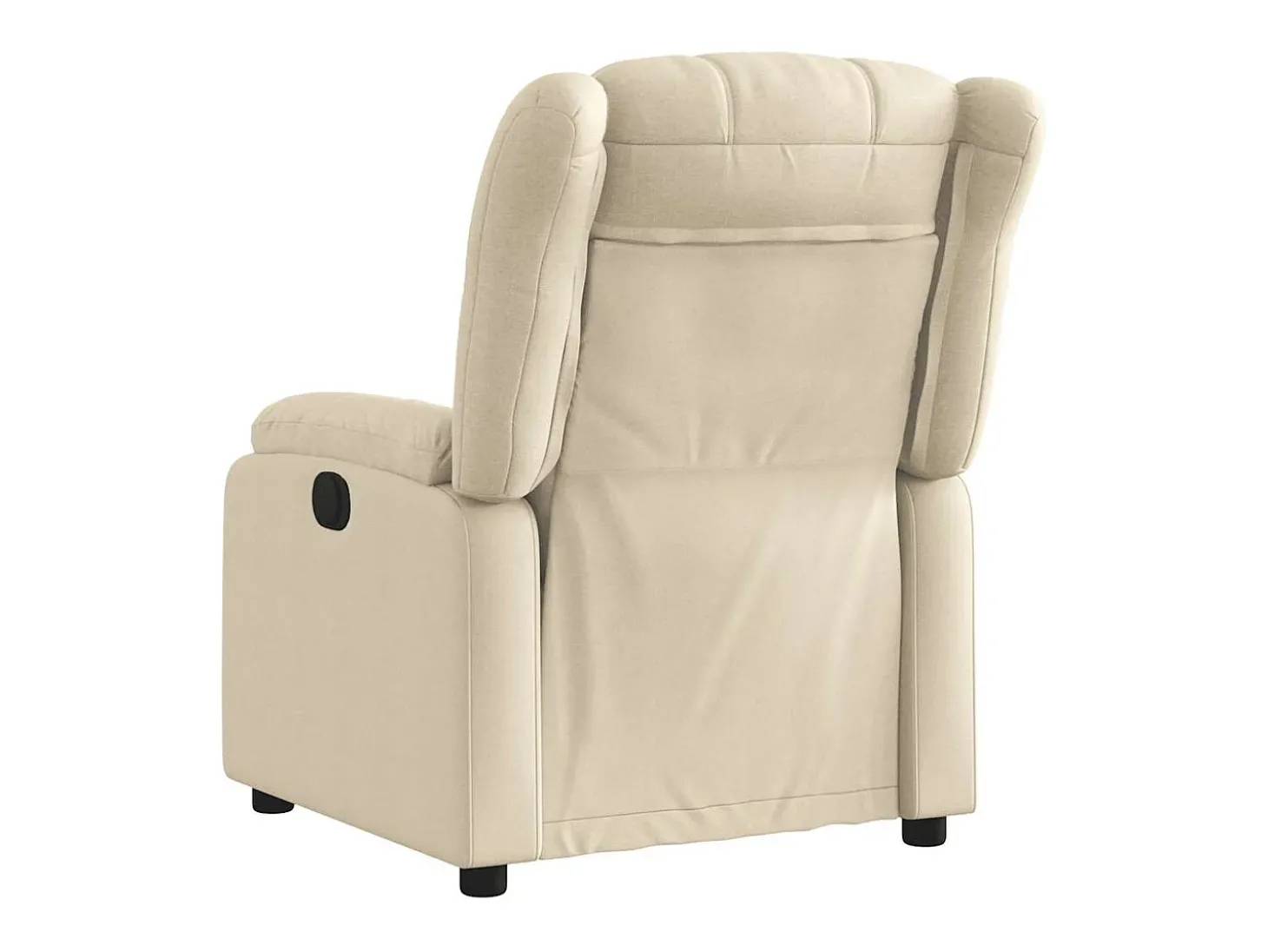 Poltrona Confortável | Poltrona reclinável elétrica tecido cor creme SHL389614