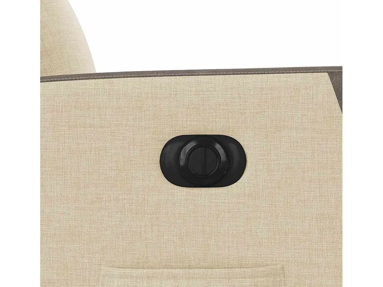 Poltrona Confortável | Poltrona reclinável elétrica tecido cor creme SHL303711