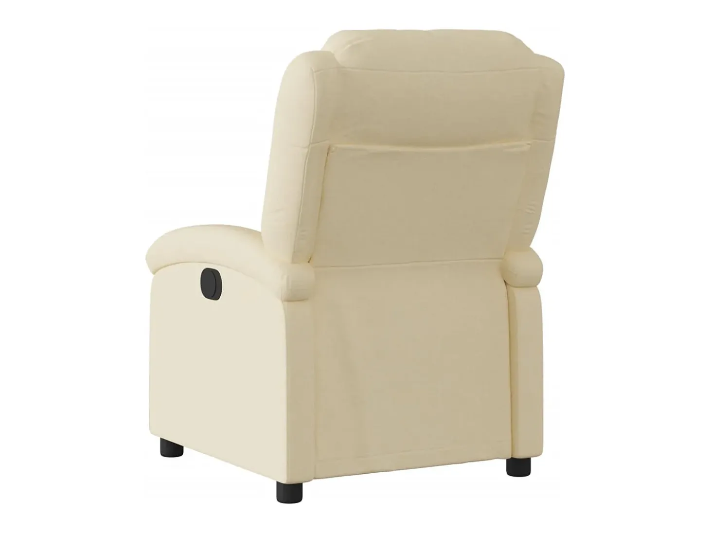 Poltrona Confortável | Poltrona reclinável elétrica tecido cor creme SHL45925