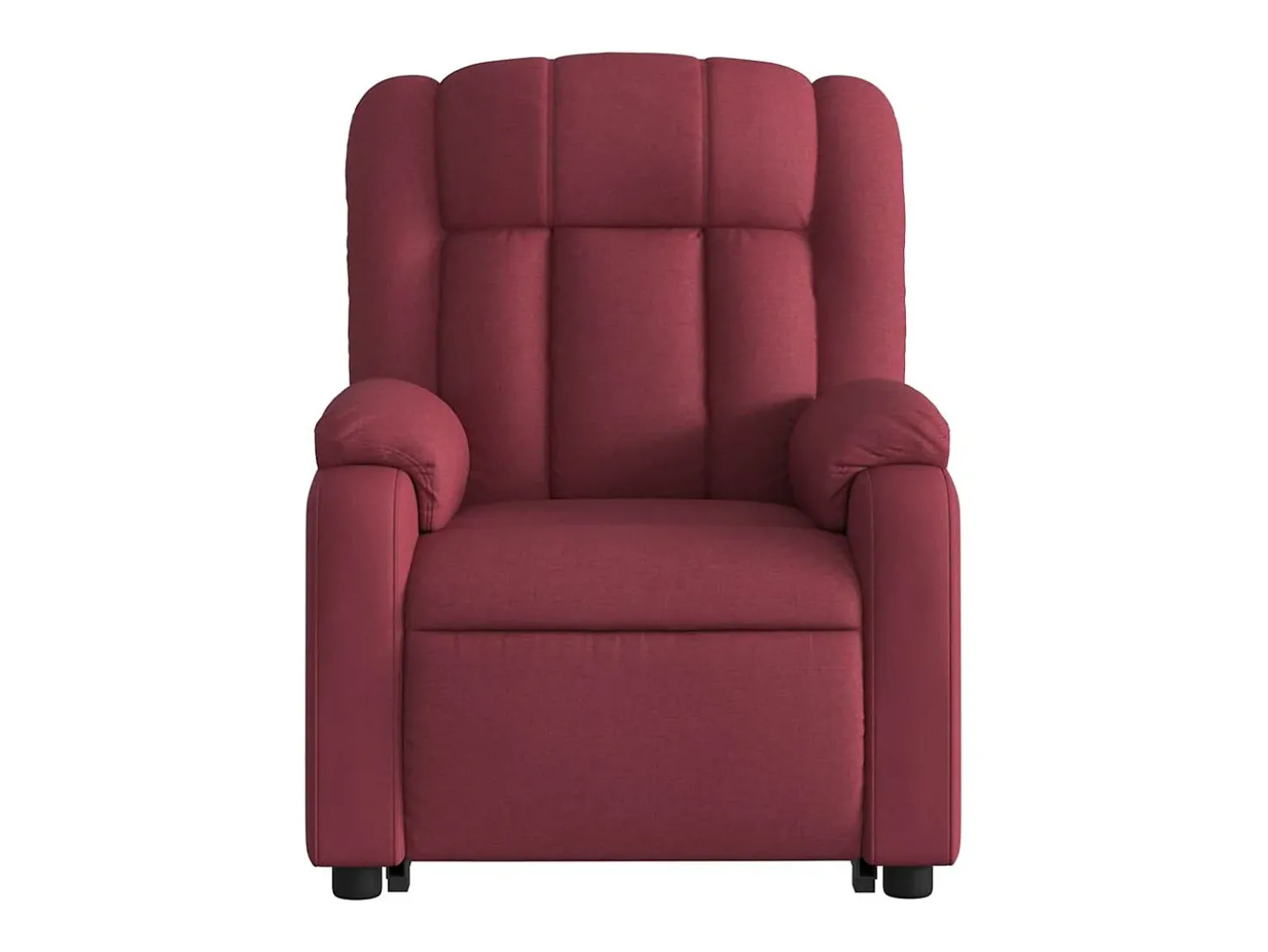Poltrona Confortável | Poltrona reclinável elevatória elétrica tecido vermelho-tinto SHL557619