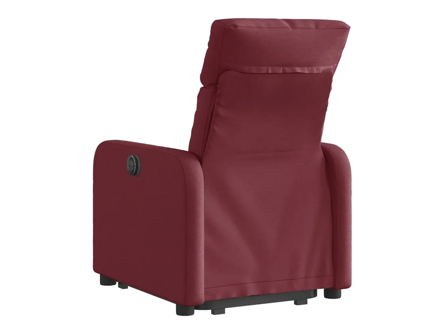 Poltrona Confortável | Poltrona reclinável elevatória tecido vermelho tinto SHL180014