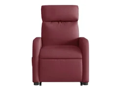 Poltrona Confortável | Poltrona reclinável elevatória tecido vermelho tinto SHL180014