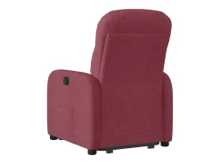 Poltrona Confortável | Poltrona reclinável elevatória elétrica tecido vermelho-tinto SHL975239