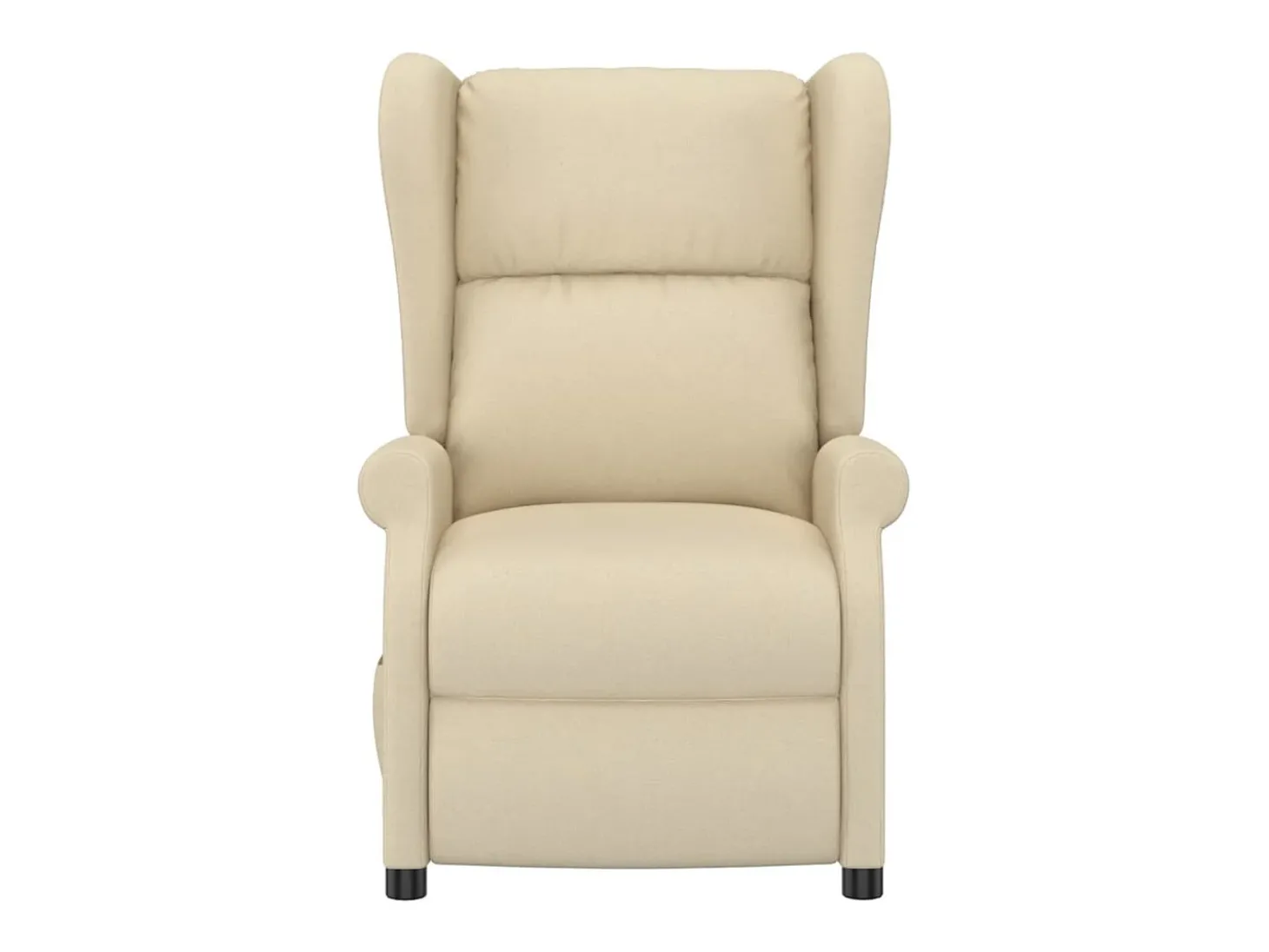 Poltrona Confortável | Poltrona reclinável elétrica tecido cor creme SHL876865