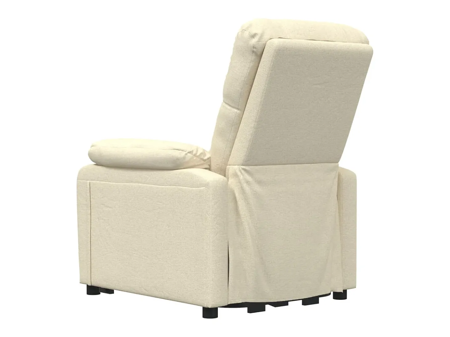 Poltrona Confortável | Poltrona reclinável elétrica tecido cor creme SHL267251