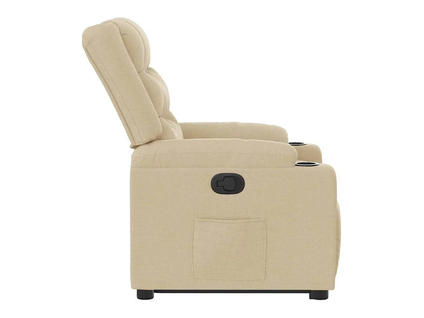 Poltrona Confortável | Poltrona reclinável elevatória tecido cor creme SHL418708