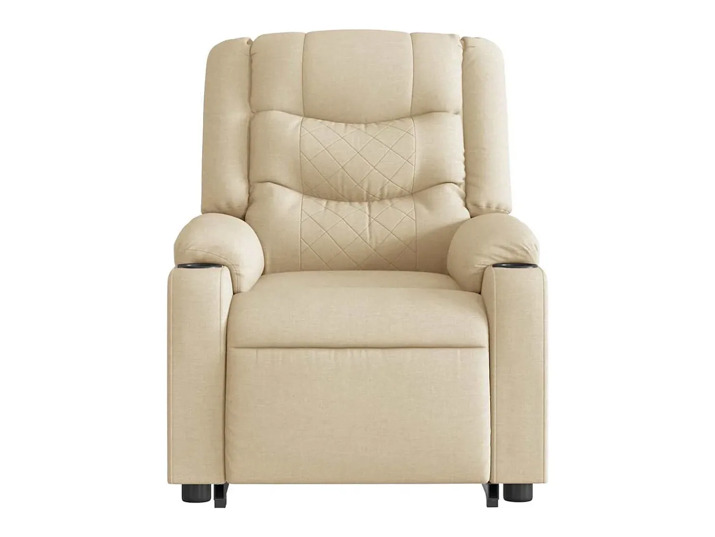 Poltrona Confortável | Poltrona reclinável elevatória tecido cor creme SHL418708