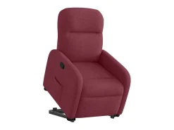 Poltrona Confortável | Poltrona reclinável elevatória tecido vermelho tinto SHL926403
