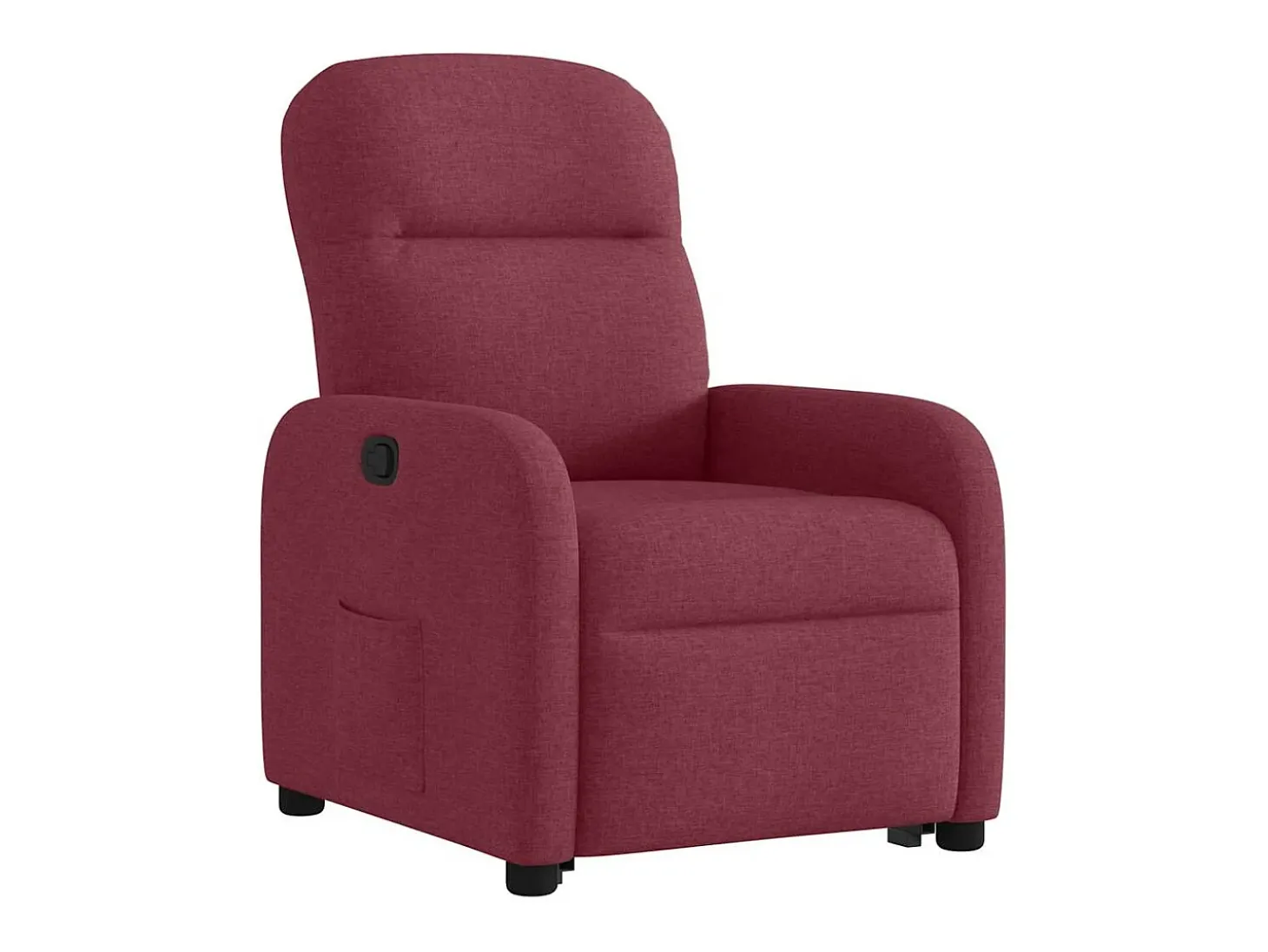 Poltrona Confortável | Poltrona reclinável elevatória tecido vermelho tinto SHL926403