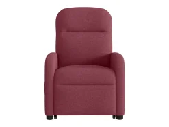 Poltrona Confortável | Poltrona reclinável elevatória tecido vermelho tinto SHL926403