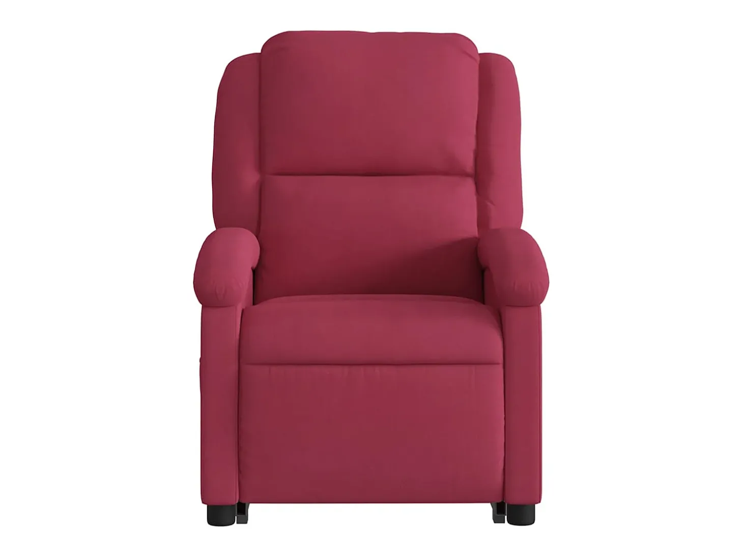 Poltrona Confortável | Poltrona reclinável elevatória elétrica veludo vermelho-tinto SHL80127