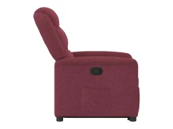 Poltrona Confortável | Poltrona reclinável elevatória tecido vermelho tinto SHL419598