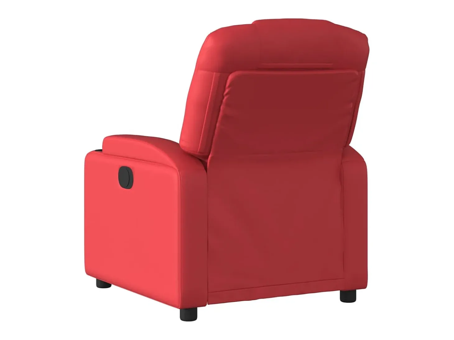 Poltrona Confortável | Poltrona reclinável elétrica couro artificial vermelho SHL708525