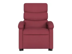 Poltrona Confortável | Poltrona reclinável elevatória elétrica tecido vermelho-tinto SHL493050