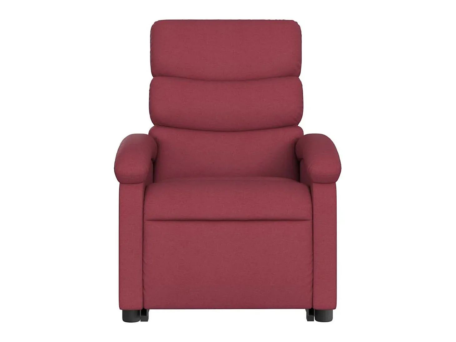 Poltrona Confortável | Poltrona reclinável elevatória elétrica tecido vermelho-tinto SHL493050