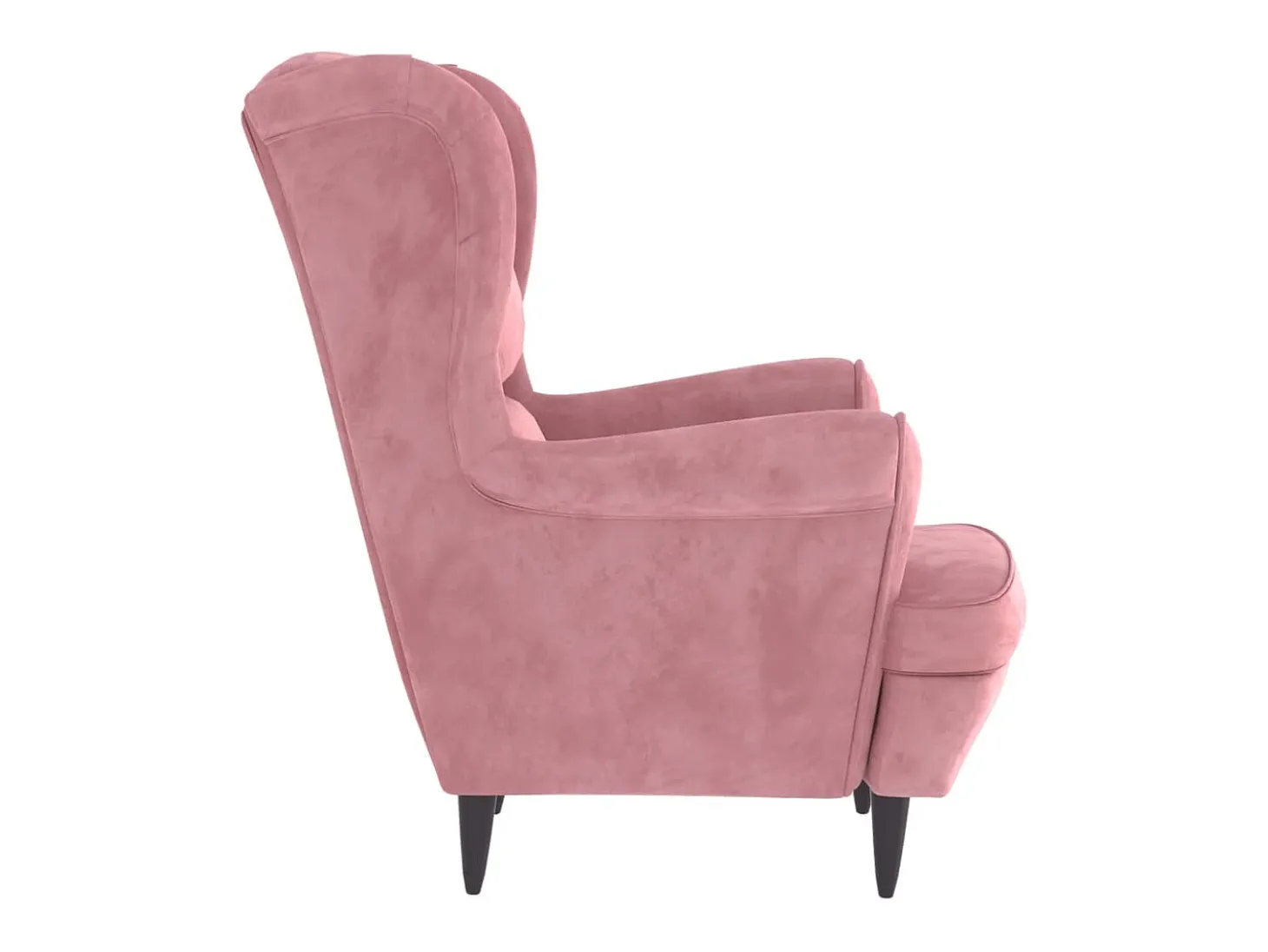 Poltrona Confortável em veludo cor-de-rosa SHL229186