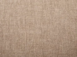 Poltrona de baloiço em tecido taupe com base em madeira RELIACO
