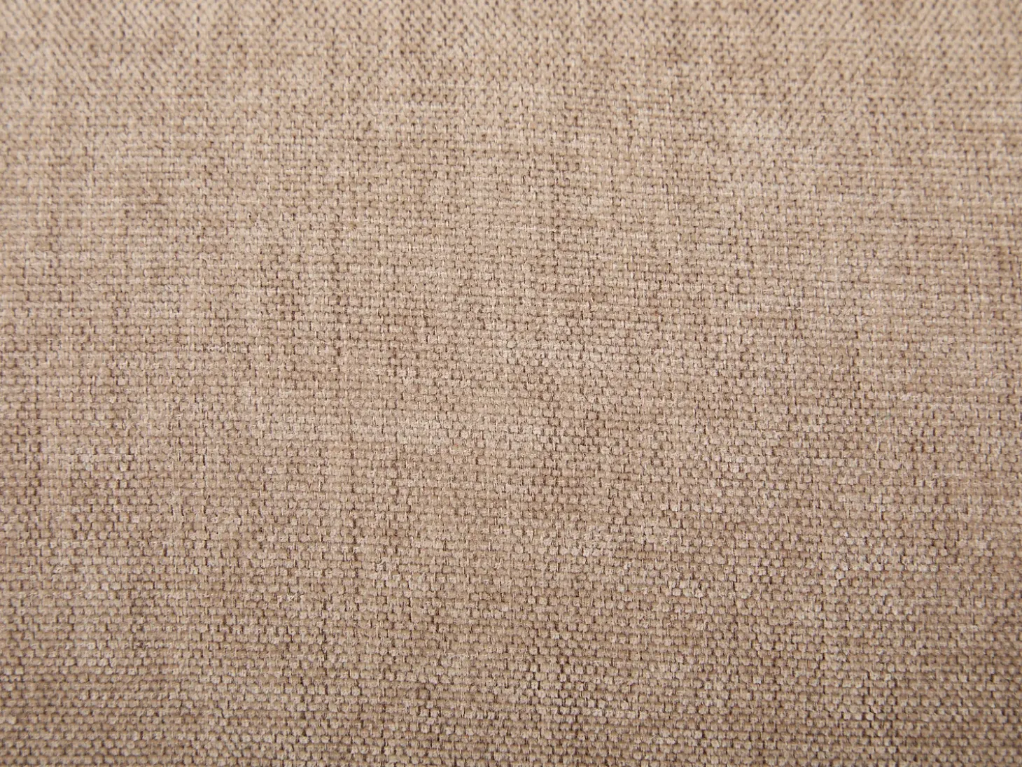 Poltrona de baloiço em tecido taupe com base em madeira RELIACO
