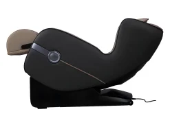 Poltrona de massagens KASOU em pele sintética com sistema de gravidade zero - Bluetooth e LEDs - Bege