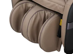 Poltrona de massagens KASOU em pele sintética com sistema de gravidade zero - Bluetooth e LEDs - Bege