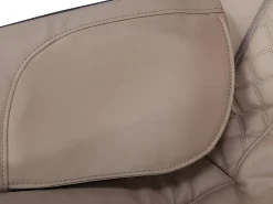 Poltrona de massagens KASOU em pele sintética com sistema de gravidade zero - Bluetooth e LEDs - Bege