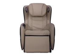 Poltrona de massagens KASOU em pele sintética com sistema de gravidade zero - Bluetooth e LEDs - Bege