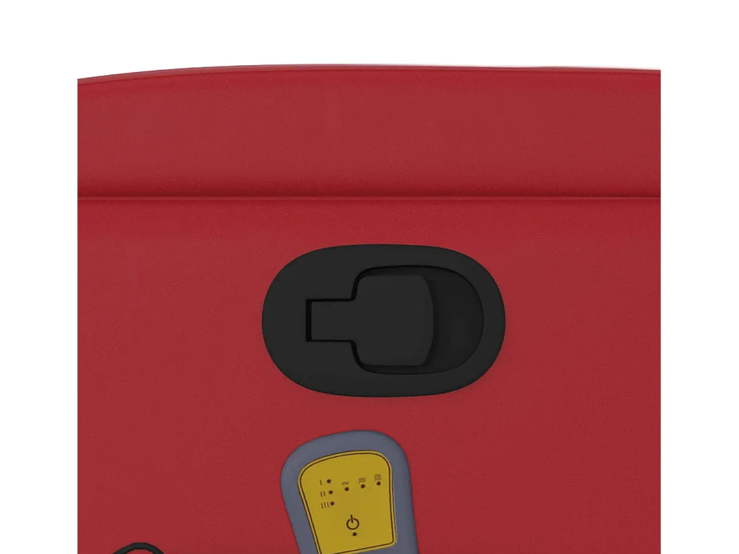 Poltrona de massagens reclinável couro artificial vermelho SHL118555
