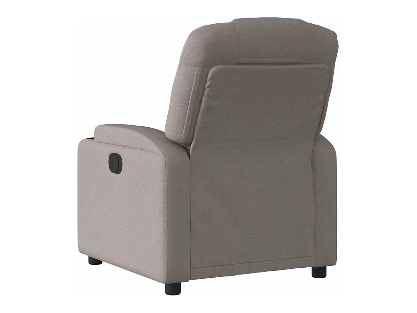 Poltrona de massagens reclinável tecido cinzento-acastanhado SHL313941