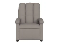 Poltrona de massagens reclinável tecido cinzento-acastanhado SHL526548