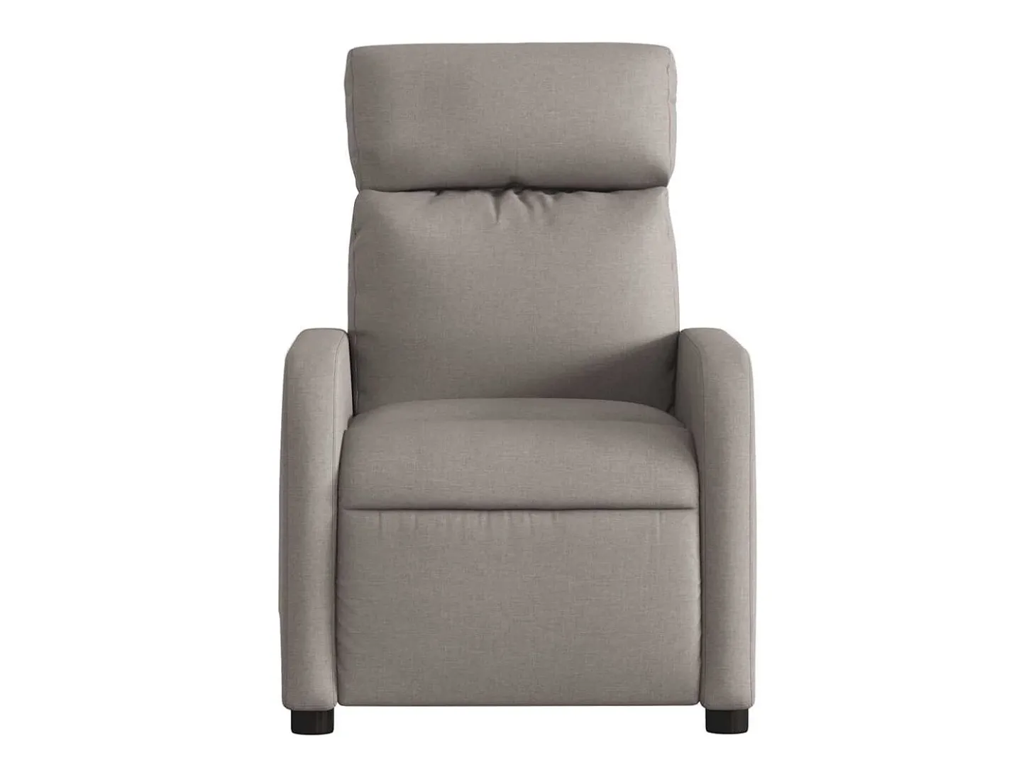 Poltrona de massagens reclinável tecido cinzento-acastanhado SHL616885
