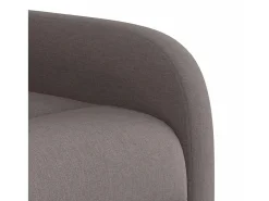 Poltrona de massagens reclinável tecido cinzento-acastanhado SHL661773