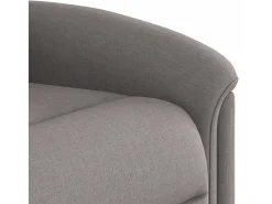 Poltrona de massagens reclinável tecido cinzento-acastanhado SHL700435