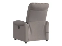 Poltrona de massagens reclinável tecido cinzento-acastanhado SHL700435